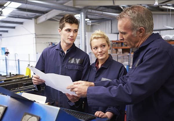 Manufacturing maintenance staff solutions