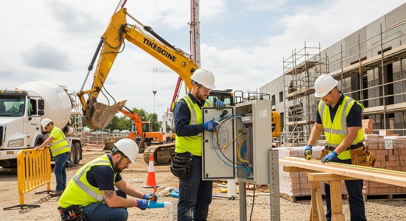 Skilled trades temp staff electricians plumbers carpenters