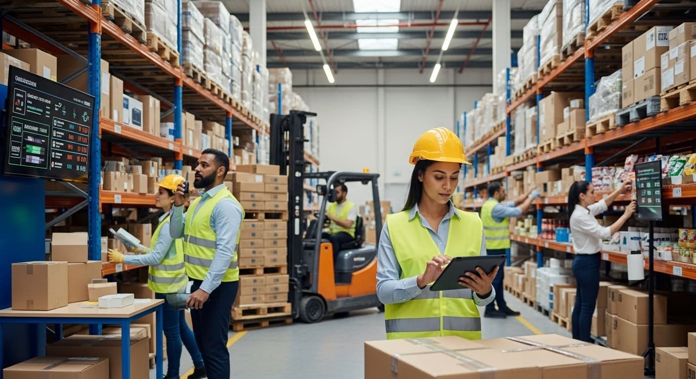 Supply chain support staff placement